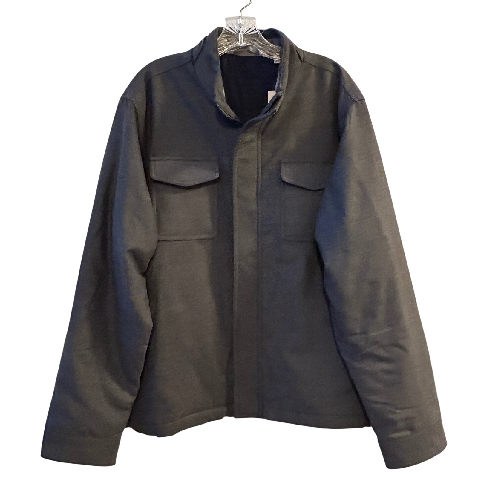Peter Millar Crown Mens Charcoal Grey Field Jacket Xl New $365 Wool Blend